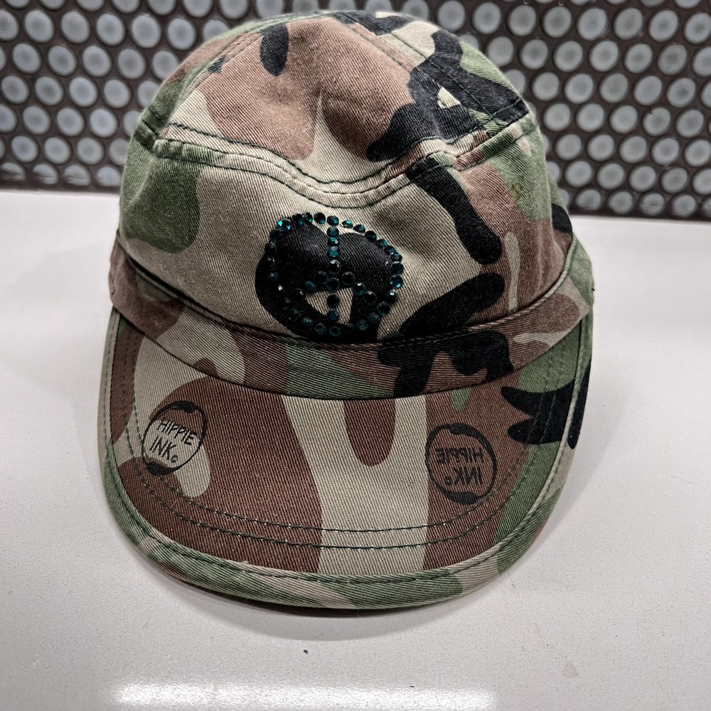 Camo 5 panel Hat Cap Womens Strap Back Camouflage Adult Hunting Outdoor